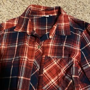 Plaid button up